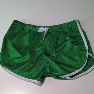 Green Men's Athletic Shorts